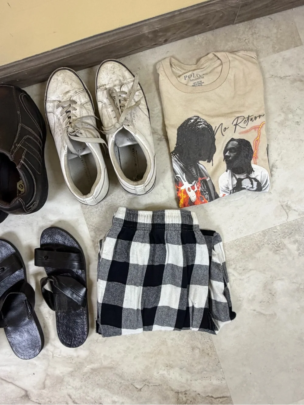 Lot of Shoes and Clothing